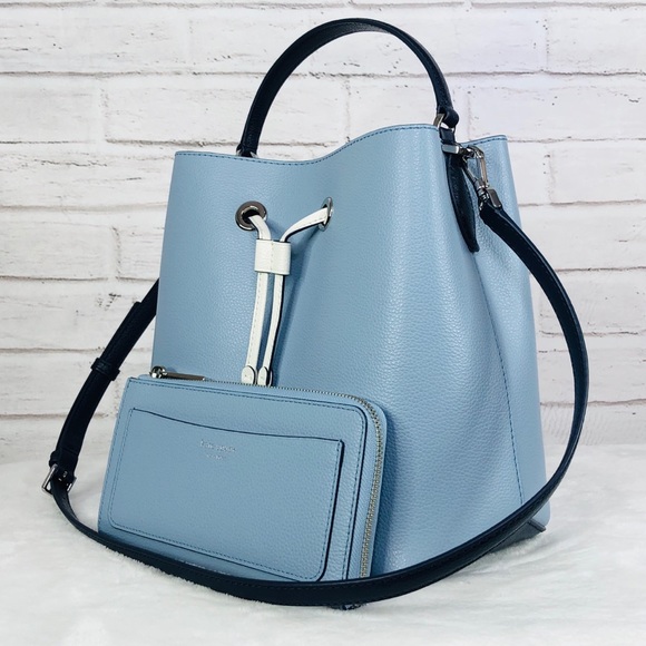 2PCS Kate Spade Eva Large Bucket Wallet Set - Picture 2 of 8